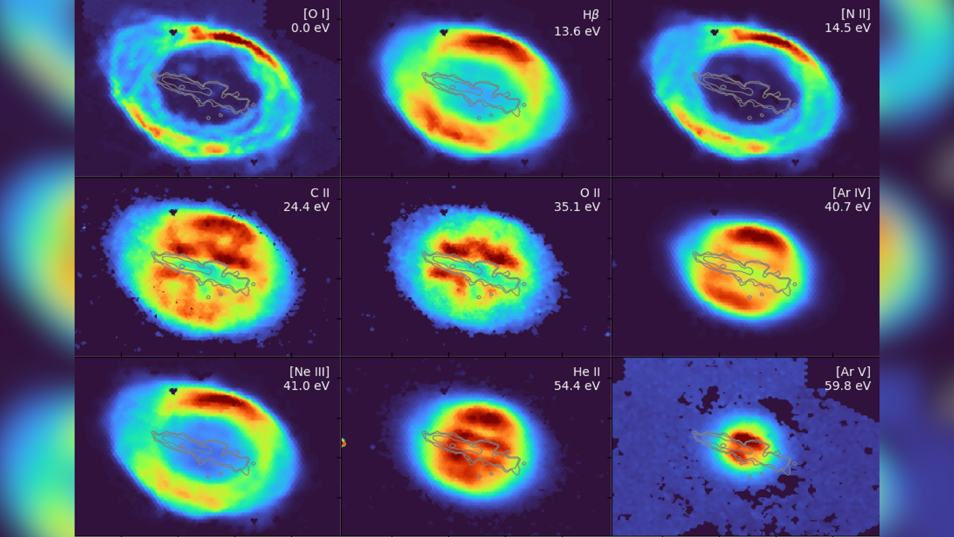 Imagens mostram a estrutura de ferro na nebulosa • Telescópio Espacial James Webb