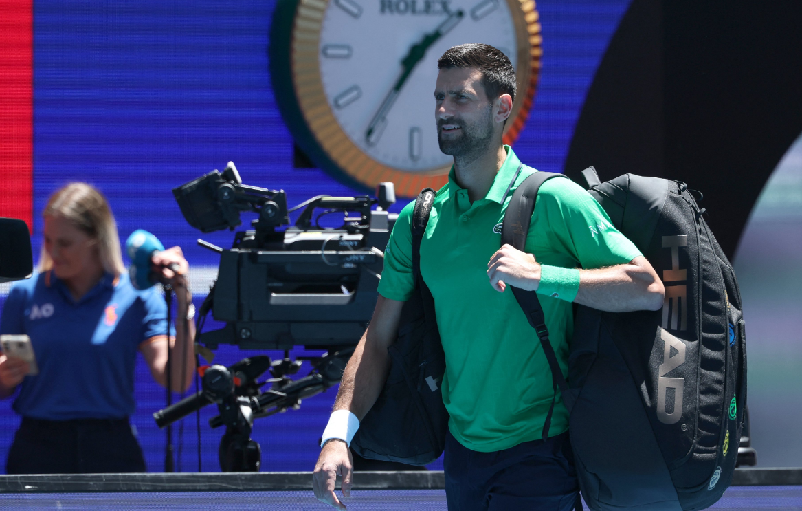 Novak Djokovic derrotou o italiano Francesco Maestrelli