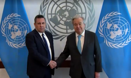 Após captura de Maduro, chefe da ONU se reúne com embaixador da Venezuela
