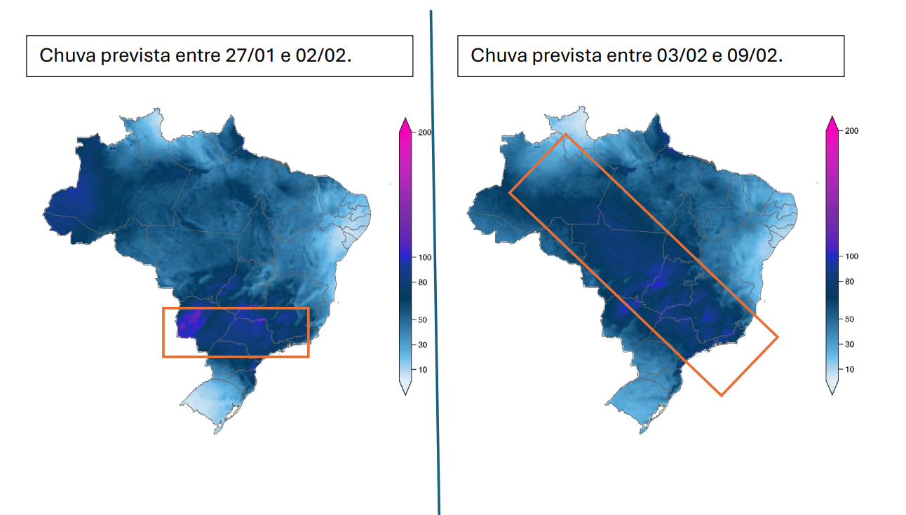 Fortes condições de temporais devem atingir, principalmente, a região Centro-Sul do Brasil nas próximas semanas • Agência Nottus/Divulgação
