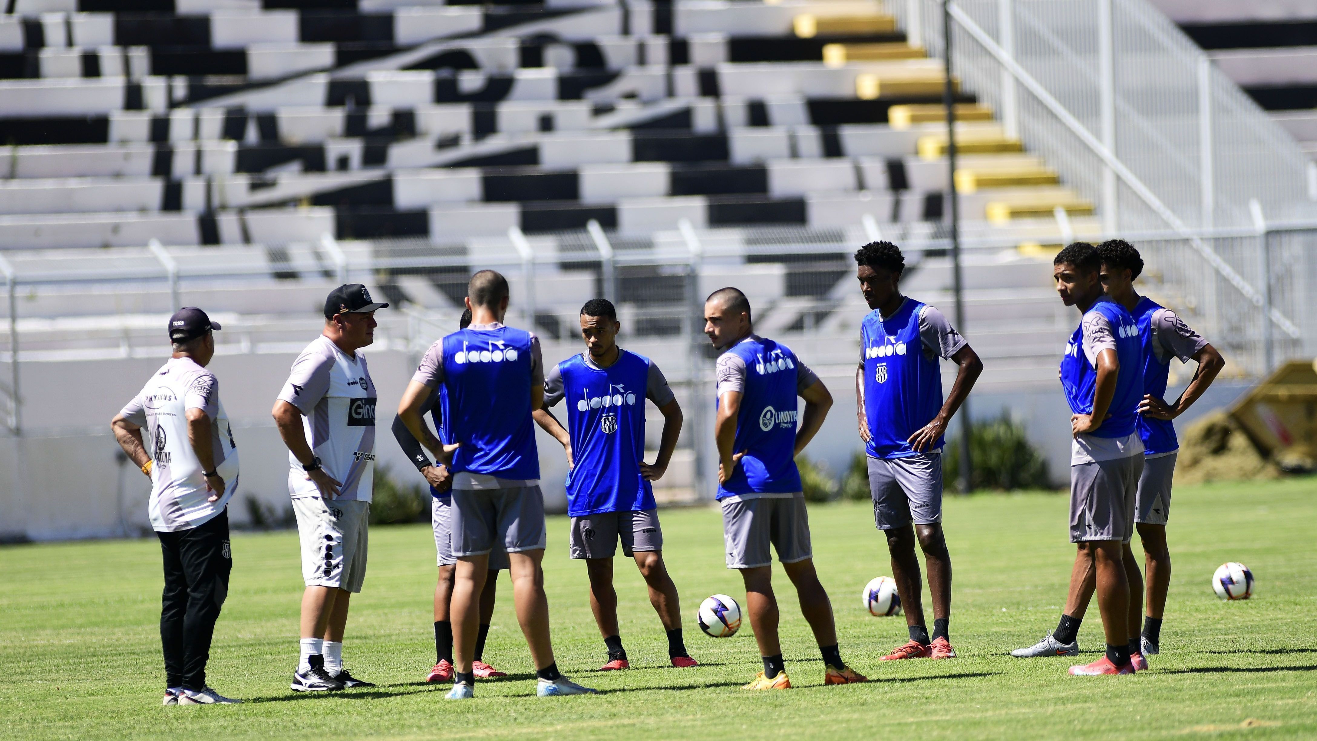 Treino da Ponte Preta para o Paulistão de 2026