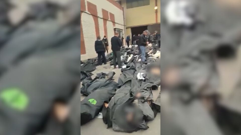 Corpos são empilhados em necrotérios improvisados no Irã