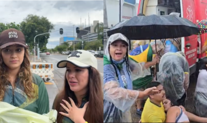 Incidente ocorreu na Praça do Cruzeiro, em Brasília, durante manifestação sob forte chuva; Corpo de Bombeiros confirmou 34 feridos
