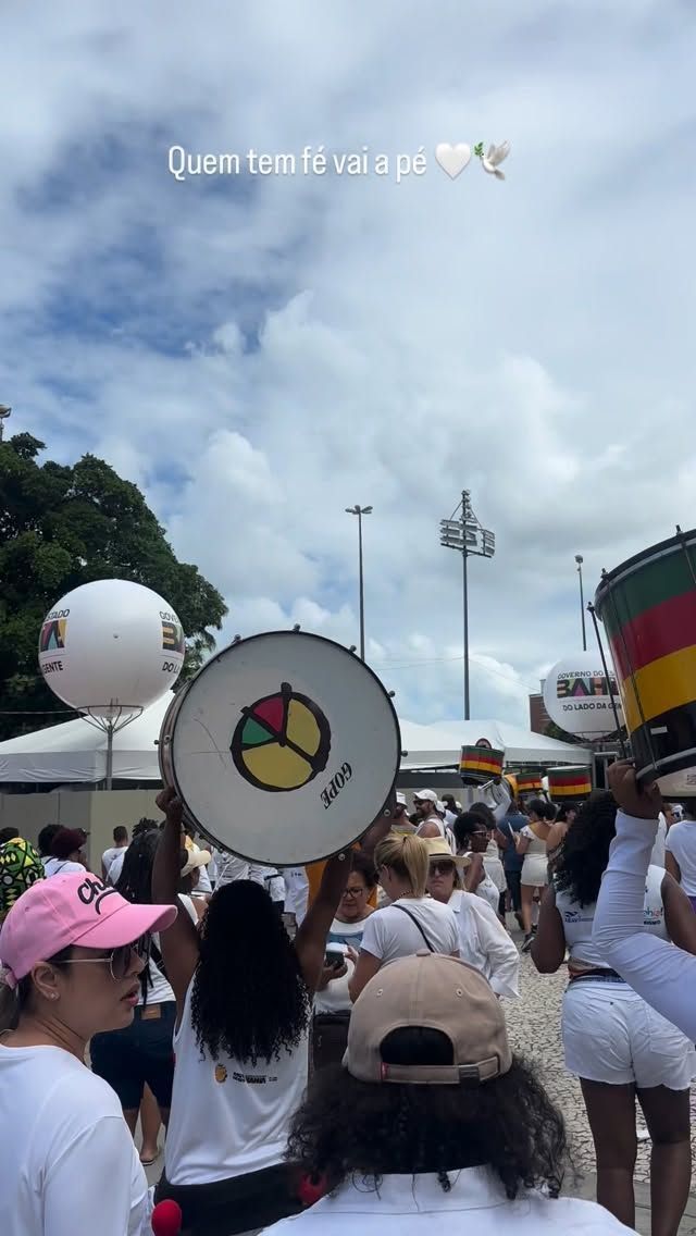Danilo Mesquita participando da celebração do Senhor do Bonfim • Instagram/ Danilo Mesquita