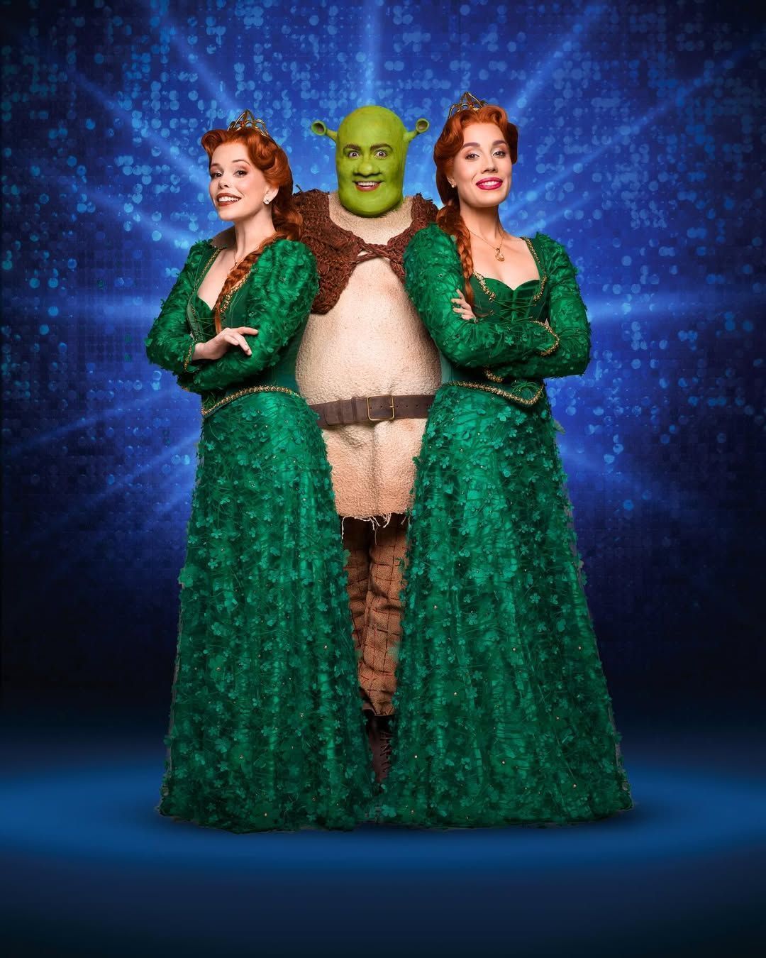 Caracterização dos protagonistas de "Shrek - O Musical" • Instagram/ Shrek - O Musical