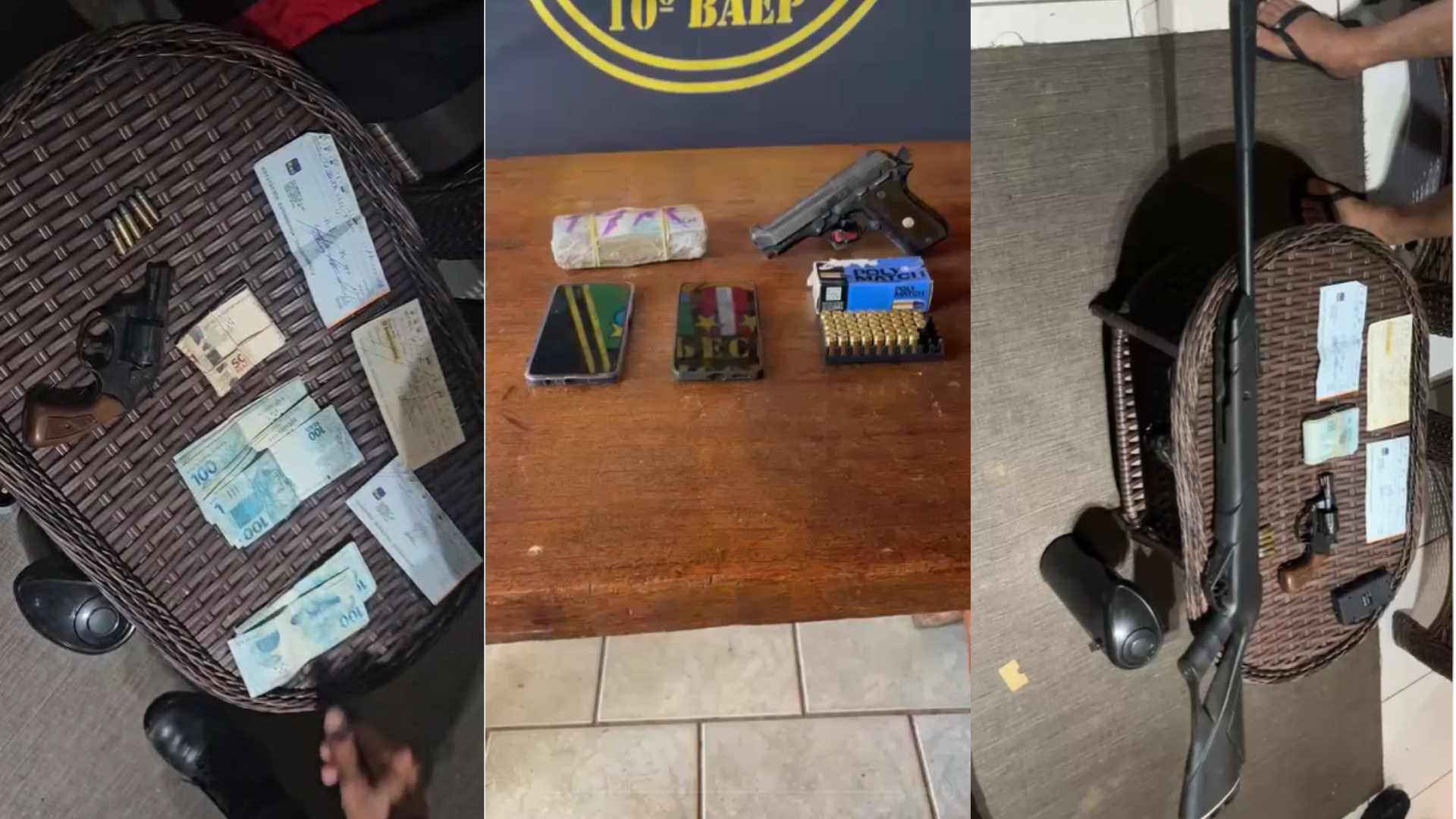 objetivo dos trabalhos é localizar armas, drogas e documentos que possam ajudar nas investigações policiais