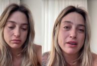 Tati Dias chora ao falar sobre fim de noivado com Lauana Prado: "Respeitem"