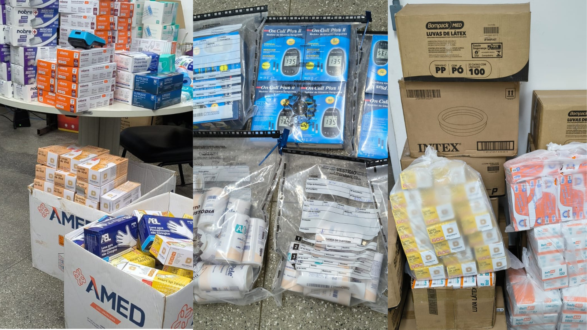 Homens são presos em Salvador por desvio e venda de materiais hospitalares