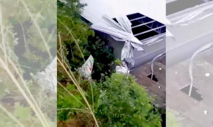 Vídeo: avião de pequeno porte cai em galpão no Espírito Santo