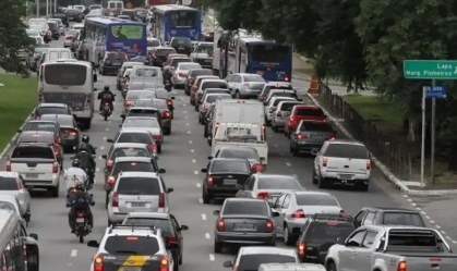 Frota de carros em São Paulo