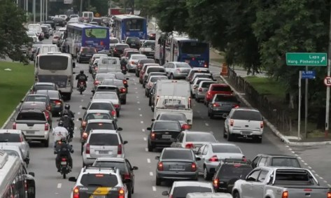 Frota de carros em São Paulo