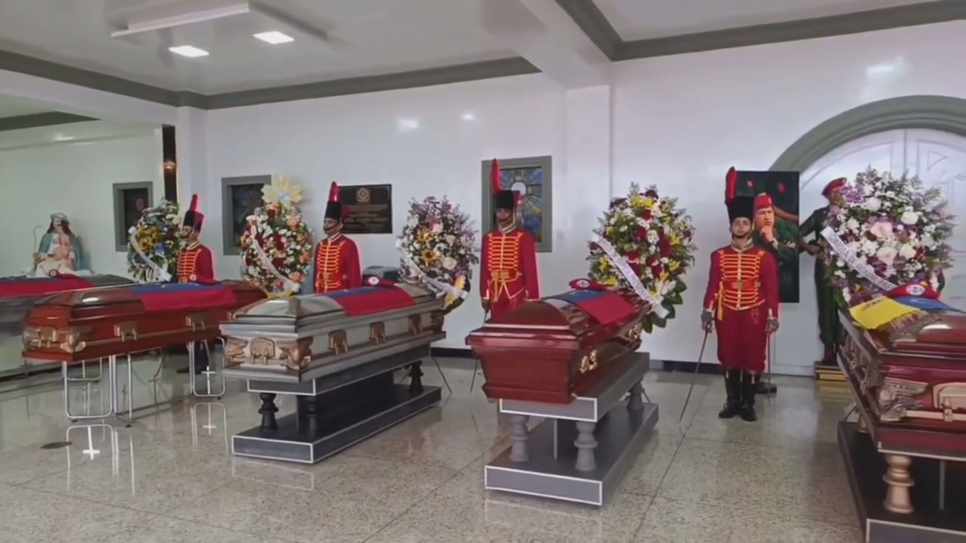 Venezuela realiza funeral para soldados mortos em operação dos EUA