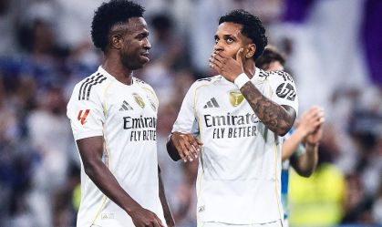 Jogador do Real Madrid afirma que Rodrygo vive à sombra de Vinicius Júnior