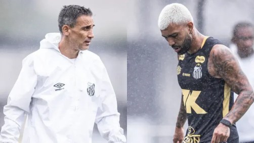 Vojvoda e Gabigol trabalharão juntos no Santos em 2026