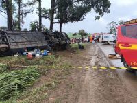 Ônibus que causou acidente com 6 mortos em MG não tinha licença para viajar