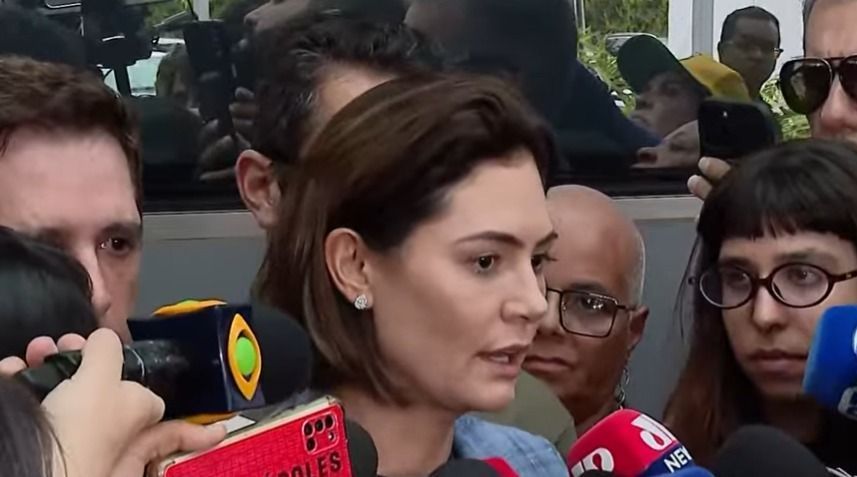 A ex-primeira-dama, Michelle Bolsonaro