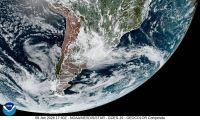 Ciclone extratropical gera alerta de vendaval e tempestades no Brasil