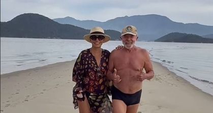 Lula e Janja em Restinga de Marambaia