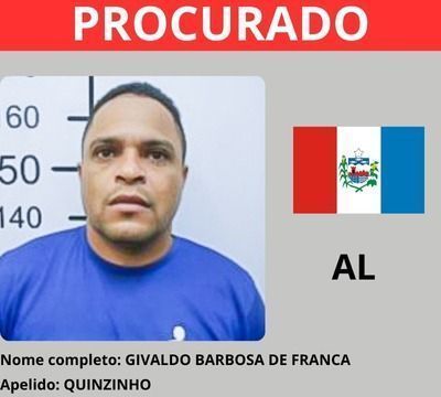 Relevância de Givaldo Barbosa no cenário do crime organizado levou à inclusão de seu nome na plataforma nacional lançada pelo Ministério da Justiça e Segurança Pública, no último ano • Programa Captura