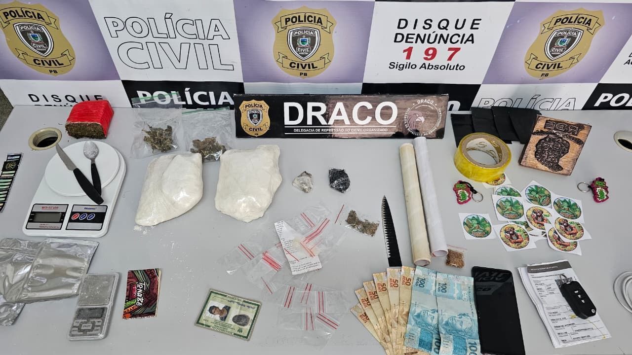 Polícia prende 21 suspeitos de tráfico por delivery que movimentou R$ 15 milhões na Paraíba