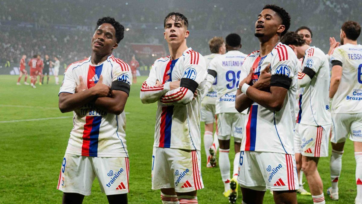 Endrick foi destaque na vitória do Lyon