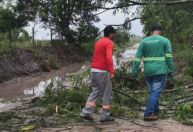 Chuva forte causa desabamento de casa e deixa uma criança morta no ES