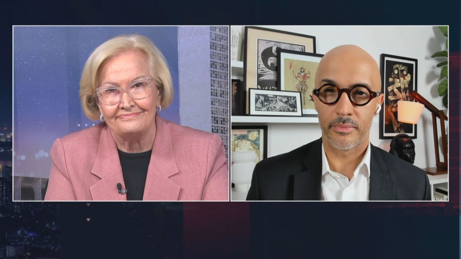 jornalista e ex-senadora Ana Amélia Lemos e o advogado Alessandro Soares