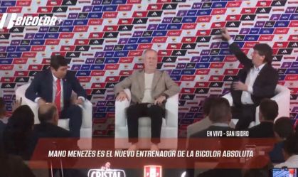 Presidente da Federação Peruana evitou que banner atingisse Mano Menezes