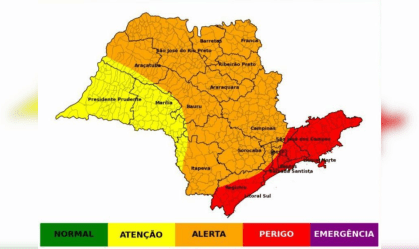 Defesa Civil alerta para mais "dias críticos" de chuva em São Paulo