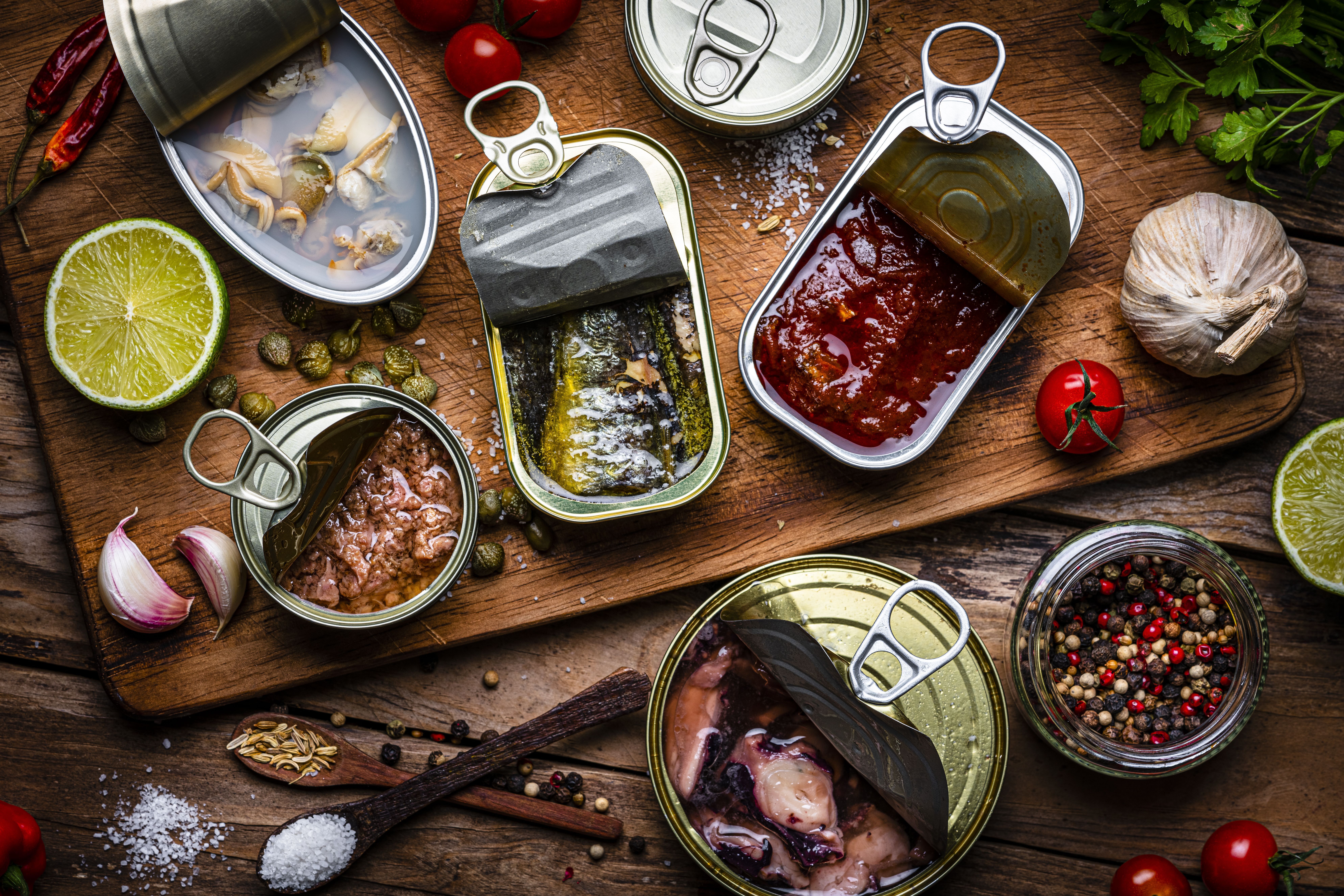 Alimentos enlatados