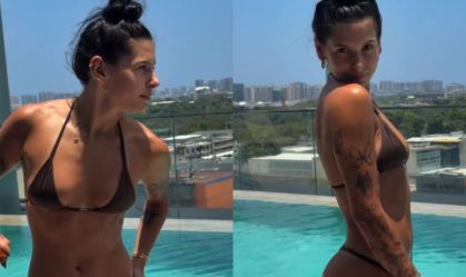 Ana Castela curte dia de sol e posa de biquíni: "Era sol que me faltava"