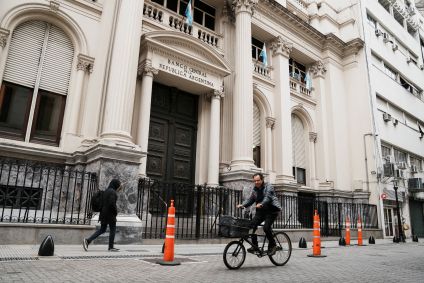 Sede do banco central da Argentina em Buenos Aires