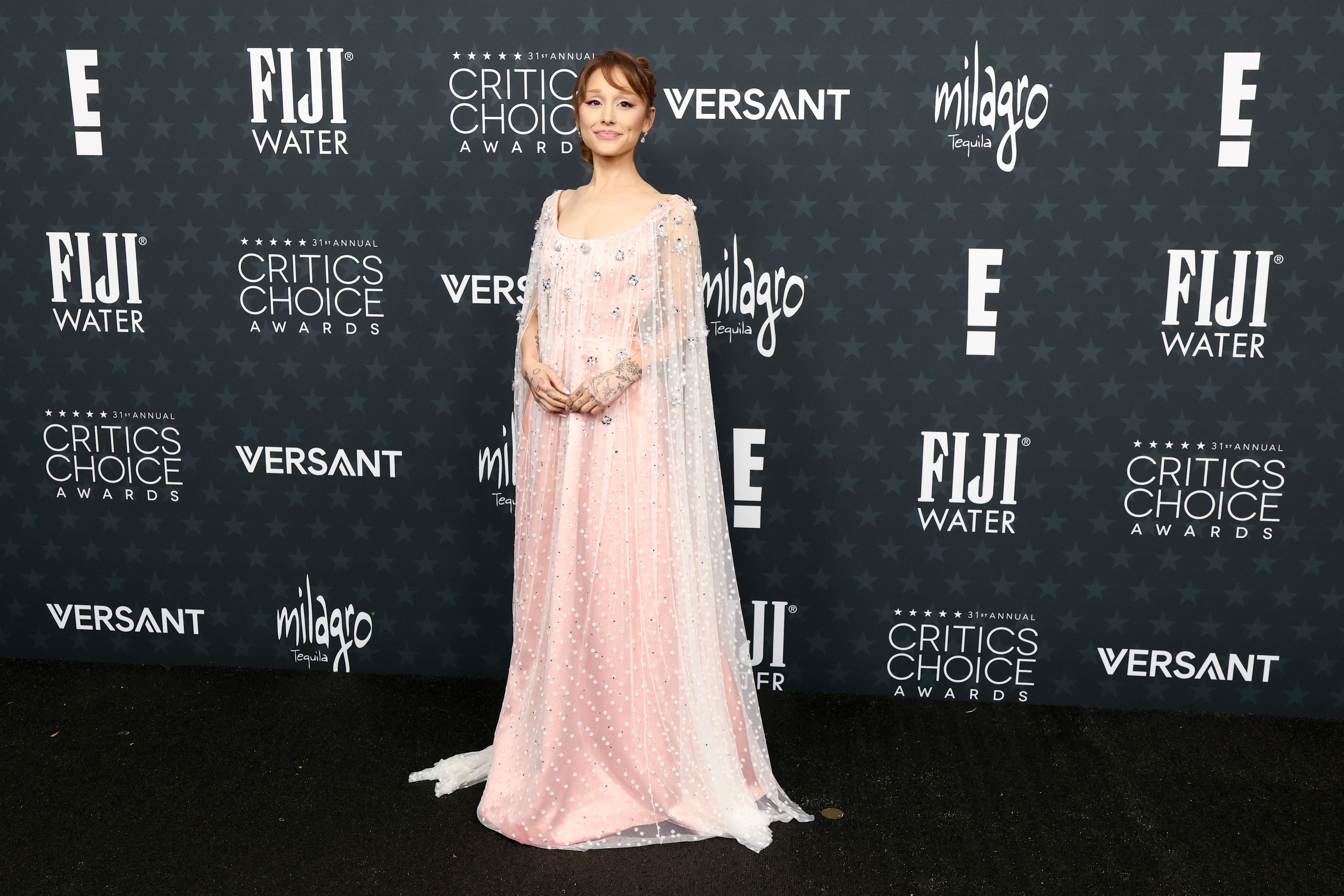 Ariana Grande no Critics Choice Awards • Monica Schipper/Getty Images
