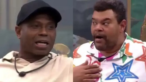 Babu Santana e Edilson Capetinha durante o BBB 2026