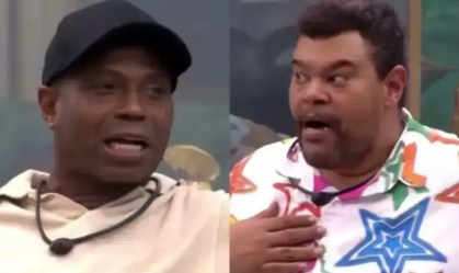Babu Santana e Edilson Capetinha durante o BBB 2026