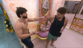 BBB 26: veja imagens do momento em que Paulo Augusto empurra Jonas