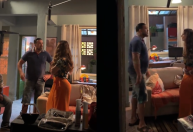 "Três Graças": confira os bastidores da gravação de Belo e Viviane Araújo