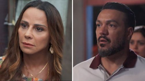 Viviane Araújo e Belo interpretam Consuelo e Misael em "Três Graças"