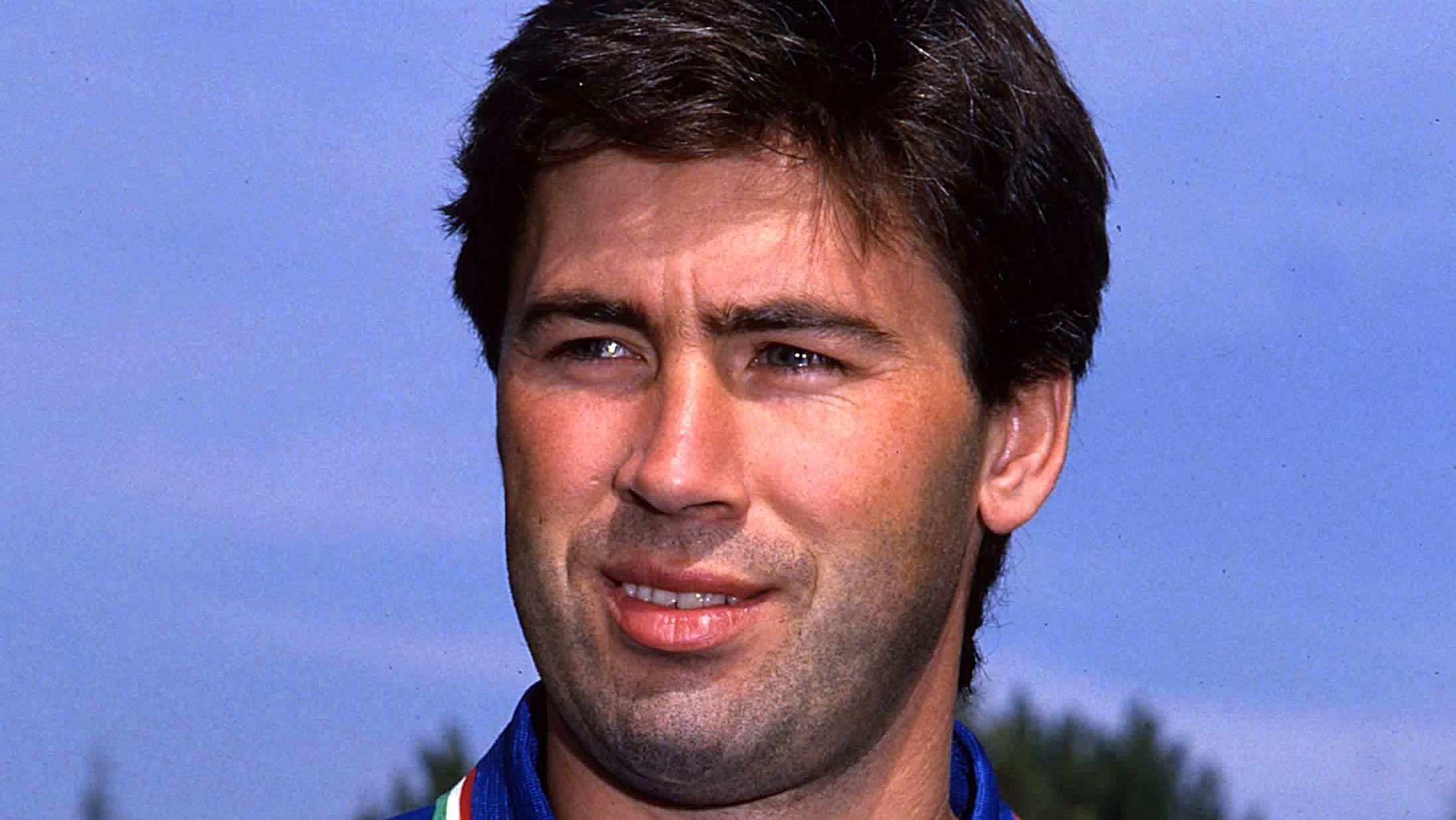 Carlo Ancelotti disputou duas Copas pela Itália