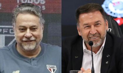 Julio Casares e Augusto Melo, respectivamente
