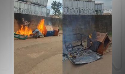 Casinhas comunitárias de cães são incendiadas em Minas Gerais