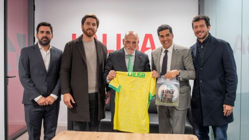 Encontro de profissionais da CBF e LaLiga