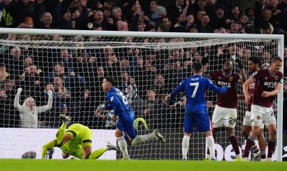 Chelsea venceu o West Ham com gol nos acréscimos