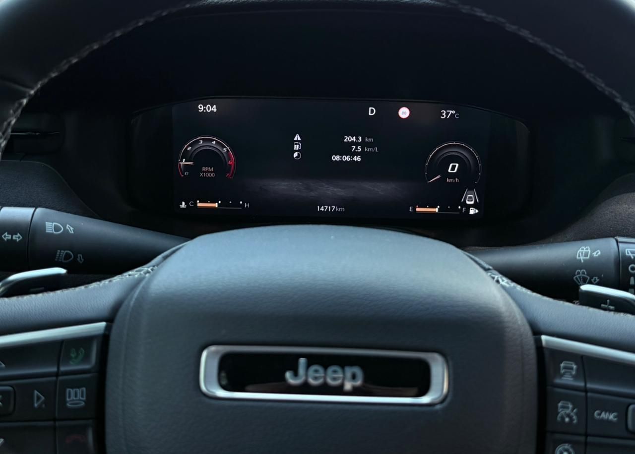 Consumo médio na cidade com o Jeep Commander Blackhawk • Rodrigo Barros/CNN