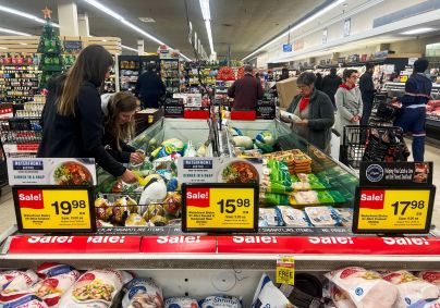 Supermercado em Chicago, EUA em 22/11/2022