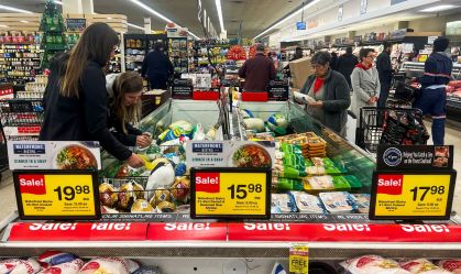Supermercado em Chicago, EUA em 22/11/2022