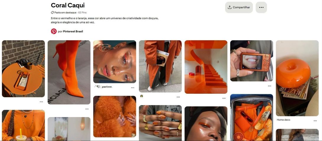 Coral Caqui • Reprodução/Pinterest