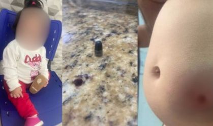 Bebê de 11 meses é atingida por bala perdida na virada do ano em SP