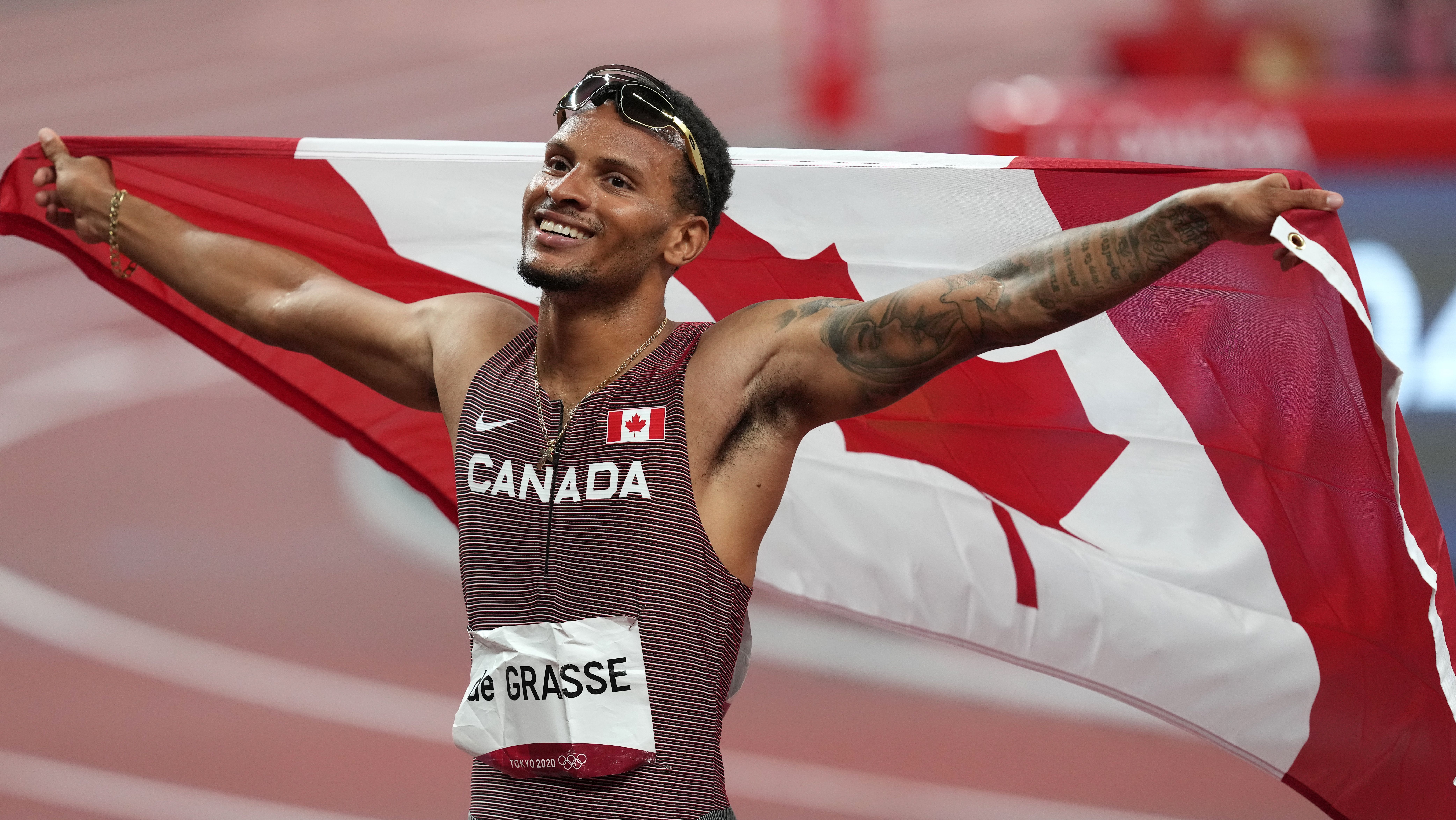 Andre De Grasse conquistou sete medalhas olímpicas pelo Canadá