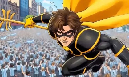 “General Ancap”: Milei posta desenho animado de super-herói criado por ele